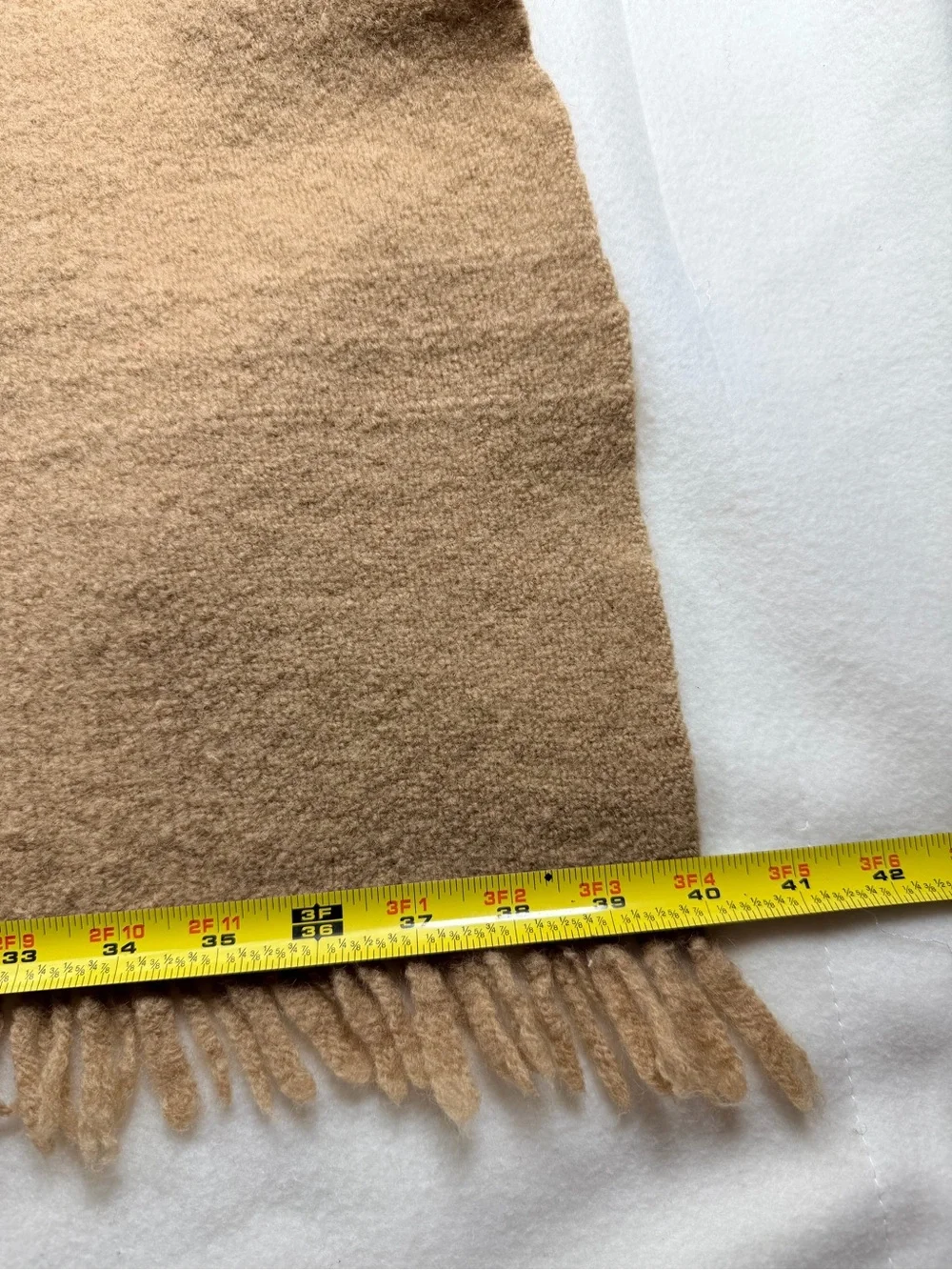 The Three Weavers Handwoven Fringe Throw Blanket 100% Virgin Wool Size 55
